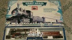 Bachmann Big Haulers Fast Mail electric train set with red locomotive REPAIRED