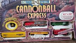 Bachmann Cannonball Express HO Scale Train Set #00625 E-Z Track 99% Complete