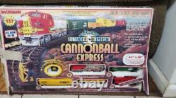 Bachmann Cannonball Express HO Scale Train Set #00625 E-Z Track 99% Complete
