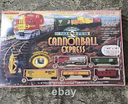 Bachmann Cannonball Express Train set EZ Track System