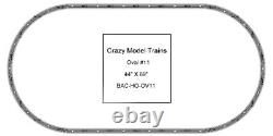 Bachmann E-Z Track HO Scale Oval #11 Basic Train Track Set 44 X 89