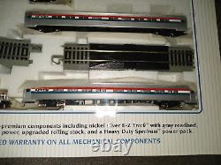 Bachmann E-Z Track System Patriot Amtrak Silver Series HO Scale Electric Train