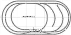 Bachmann E-Z Track Train Layout #009 Train Set HO Scale 4' X 8' Wire Switches