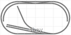 Bachmann E-Z Track Train Layout #016 Train Set HO Scale 4' X 8' Wire Switches