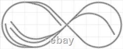 Bachmann E-Z Track Train Layout #028 Train Set HO Scale 4' X 10' Wire Switches