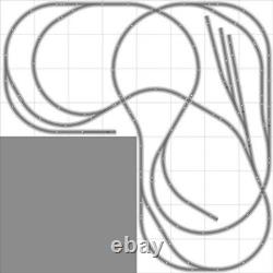 Bachmann E-Z Track Train Layout #029D Train Set HO Scale 8' X 8' L DCC Switches