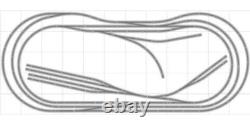 Bachmann E-Z Track Train Layout #034D Train Set HO Scale 5' X 12' DCC Switches
