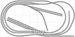 Bachmann E-Z Track Train Layout #042D Train Set HO Scale 5' X 10' DCC Switches