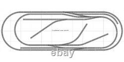 Bachmann E-Z Track Train Layout #044 Train Set HO Scale 5' X 12' Wire Switches