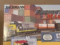 Bachmann FREIGHT MASTER N Scale Train Set E-Z Track Sealed