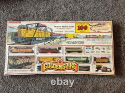 Bachmann Golden Spike HO Electric Train Set, Vintage & Sealed. 100+ piece 40-175