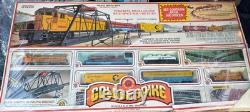 Bachmann Golden Spike HO Electric Train Set, Vintage & Sealed. 100+ piece 40-175