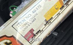 Bachmann Golden Spike HO Electric Train Set, Vintage & Sealed. 100+ piece 40-175