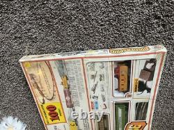 Bachmann Golden Spike HO Electric Train Set, Vintage & Sealed. 100+ piece 40-175