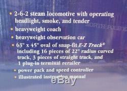 Bachmann HO North Pole Express Train Set E-Z Track Heavyweight Observation Coach