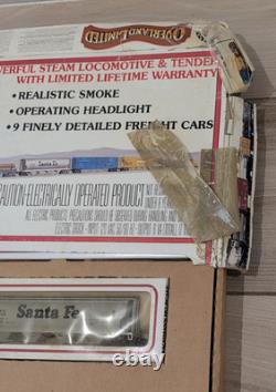 Bachmann HO Scale Overland Limited Santa Fe Railroad Vintage Model Train Set