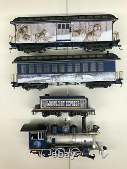Bachmann Hawthorne Village Wolf Silver Moon Express Train Set Transformer Track