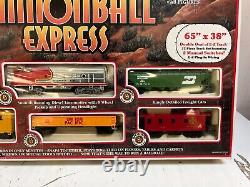 Bachmann Ho Scale E-Z Track Cannonball Express Santa Fe Diesel Train Set #00625