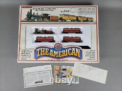 Bachmann N Scale The American Train Set #244407. 4-4-0 Steam Locomotive