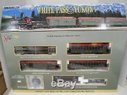 Bachmann ON 30 White Pass & Yukon Train set withtrack