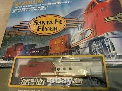 Bachmann Santa Fe Flyer 00647 HO Train Set NEW Factory Sealed E-Z Track System