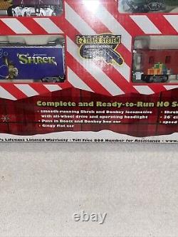 Bachmann Shrek's Holiday Special Train Set Dreamworks HO Scale SEALED NEW