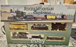 Bachmann Spectrum On30 Rocky Mountain Express Train Set NEW+EZ Track+Layout Book