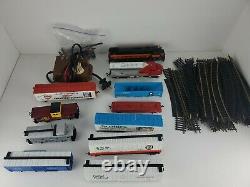Bachmann Train Set With 2 Engines Transformer Cars and Track RTR