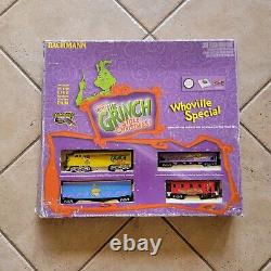 Bachmann Trains #00658 Grinch's Whoville Special HO Train Set Locomotive Read