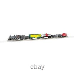 Bachmann Trains N Scale Trailblazer Electric Model Locomotive Train Set with Track