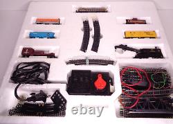 Bachmann Work Horse N Scale Electric Train Set 24420 Locomotive + 6 Cars + Track