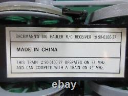 Bachmann big haulers g scale train set 5 piece and accessories. See description