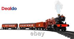 Battery-Operated Hogwarts Express Toy Train Set with Bluetooth, Locomotive, Trai