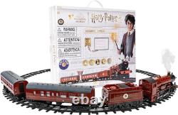 Battery-Operated Hogwarts Express Toy Train Set with Bluetooth, Locomotive, Trai
