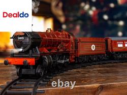 Battery-Operated Hogwarts Express Toy Train Set with Bluetooth, Locomotive, Trai