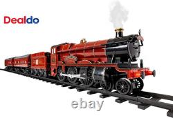 Battery-Operated Hogwarts Express Toy Train Set with Bluetooth, Locomotive, Trai