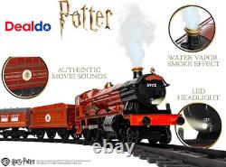 Battery-Operated Hogwarts Express Toy Train Set with Bluetooth, Locomotive, Trai