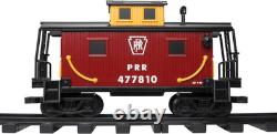 Battery-Operated Pennsylvania Flyer Freight Toy Train Set with Bluetooth, Locomo