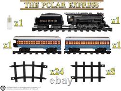 Battery-Operated The Polar Express Toy Train Set with Bluetooth, Locomotive, Tra