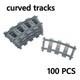 Bridge Tracks With Rock For Lego Kit Train Building Blocks Sets Diy 20 Sets