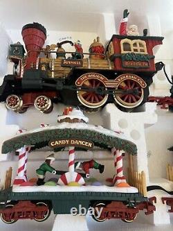 Bright Holiday Express Animated Train Set 380 Sounds Lights Up Tracks VIDEO