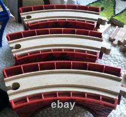 Brio & Compatible Wooden Train Track Set & Accessories (Christmas)- 75+ Pieces