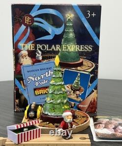 Brio Wooden Train Polar Express Christmas Tree Train Track Lights Sounds WithBox