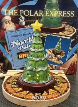 Brio Wooden Train Polar Express Christmas Tree Train Track Lights Sounds WithBox