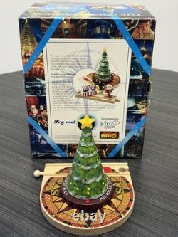 Brio Wooden Train Polar Express Christmas Tree Train Track Lights Sounds WithBox