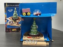 Brio Wooden Train Polar Express Christmas Tree Train Track Lights Sounds WithBox