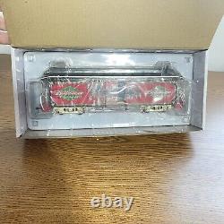 Budweiser Express HO Gauge Train Steam Loco& Tender Clydesdale Car Tracks Set