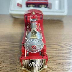 Budweiser Express HO Gauge Train Steam Loco& Tender Clydesdale Car Tracks Set