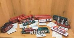 COCA-COLA THRU THE YEARS EXPRESS HAWTHORNE VILLAGE TRAIN SET HO SCALE Plus Track