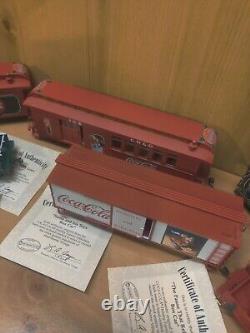 COCA-COLA THRU THE YEARS EXPRESS HAWTHORNE VILLAGE TRAIN SET HO SCALE Plus Track